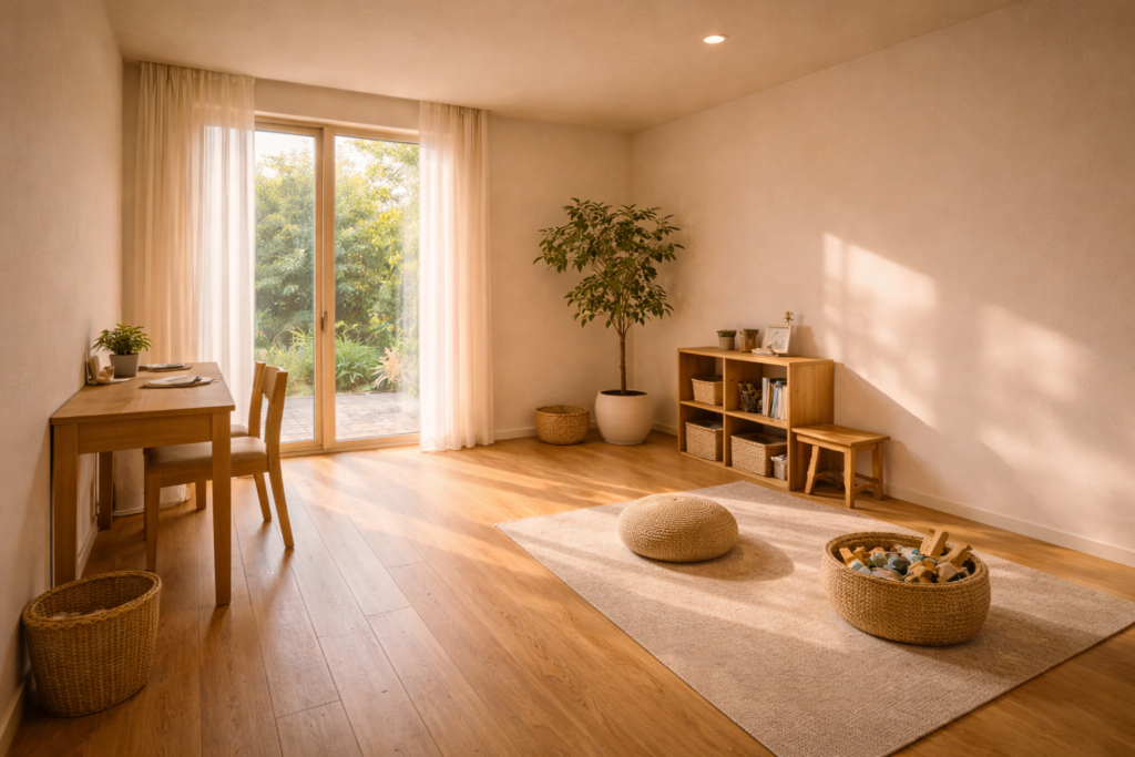 将来用途を想定した平屋住宅の余白空間